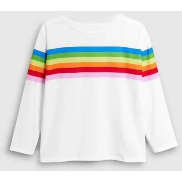 ★KIRSH★ Striped Layered T-Shirt Two Pack White STRIPE LAYERED T-SHIRT 2PACK [WHITE] - KIRSH | 60% - Asian